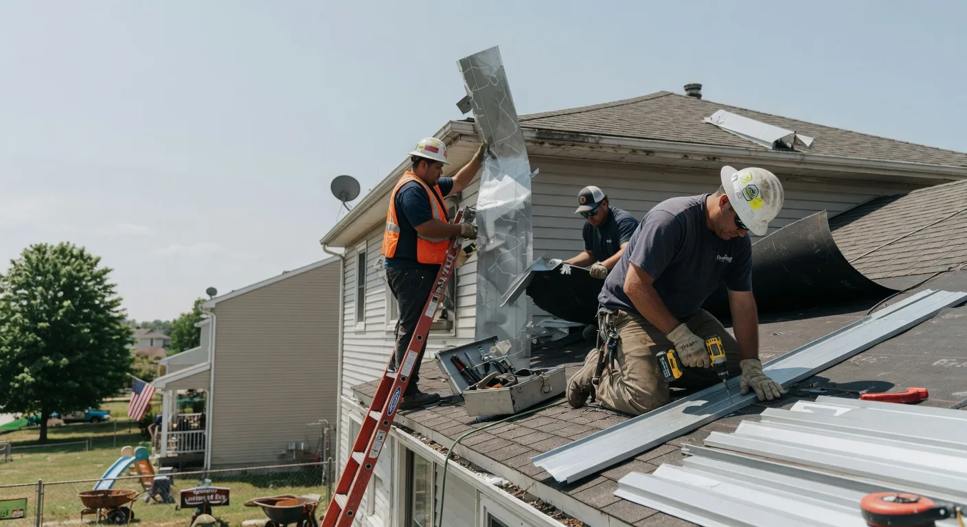 Metal Roof Repair in Crab Orchard, NE